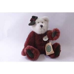 Boyds Bears Gwendolyn, Teddy Bear, Red Body, White Head, Archive Collection,